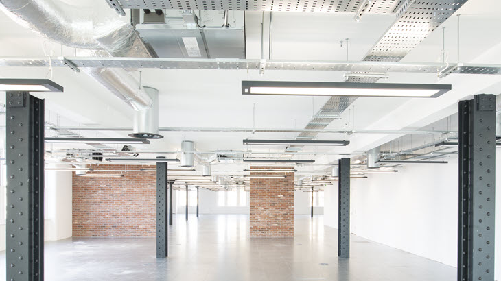 Interior view of office space